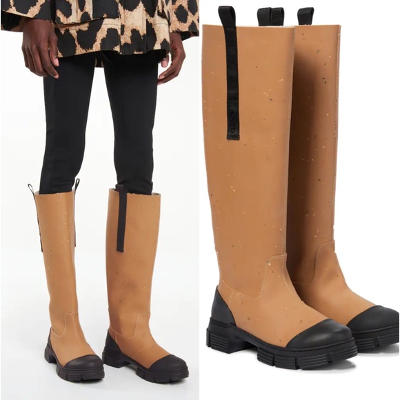 GANNI | Country Tall Lug Sole Boots - Picture 2 of 9